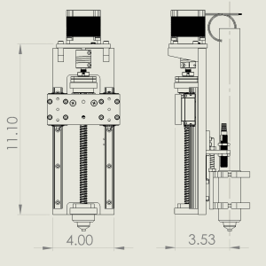 CNC Z-Axis Plasma Torch Assembly With Floating Head - Image 15