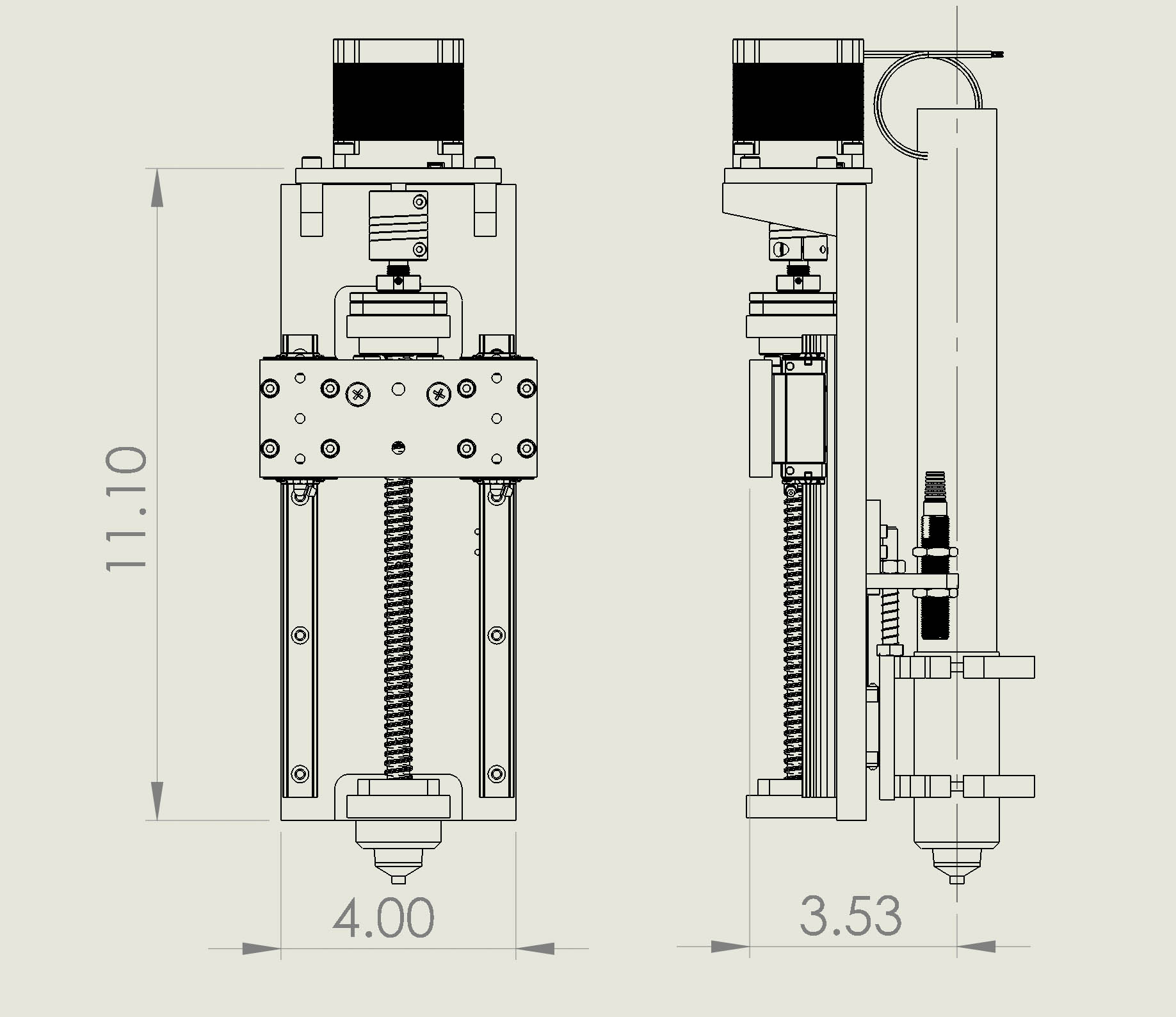 CNC Z-Axis Plasma Torch Assembly With Floating Head